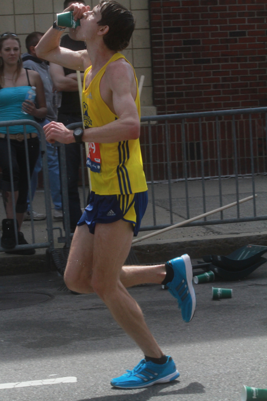 boston marathon april 21 beacon street elite runners number 199 2