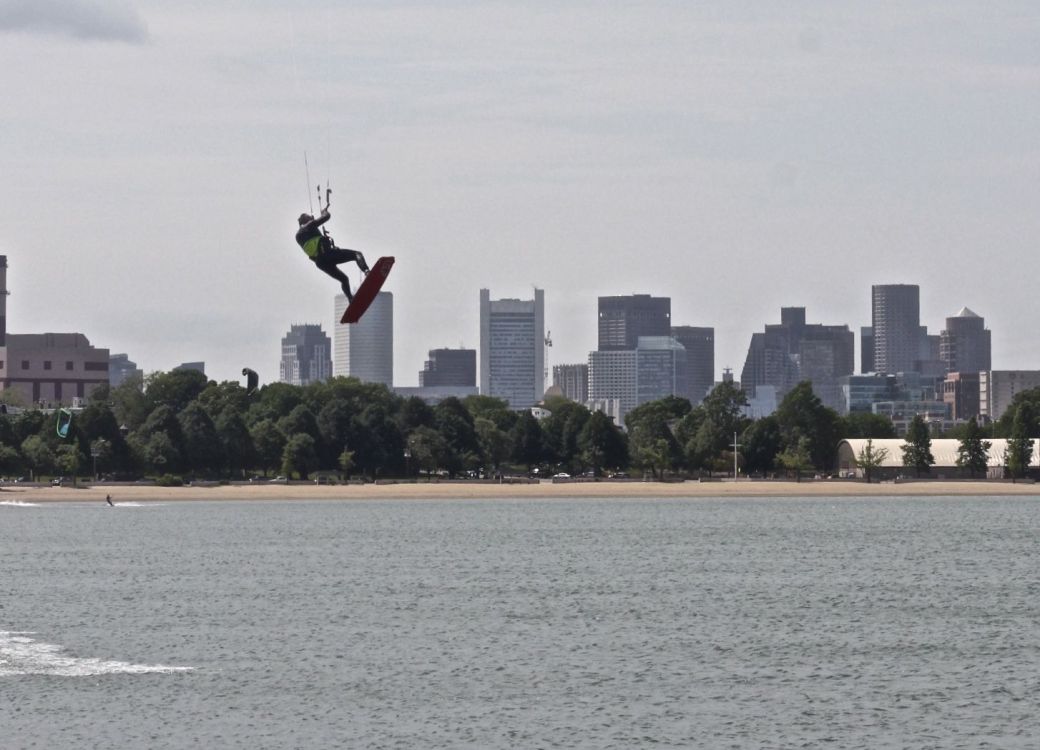 boston castle island kite surfing 2