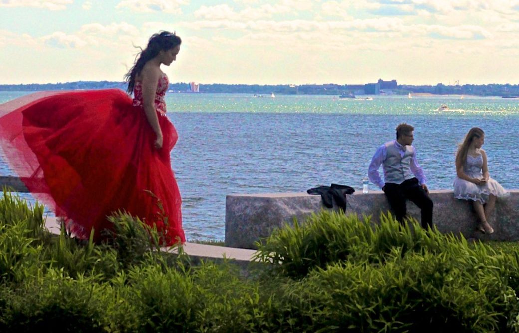 boston winthrop girl in red dress 1